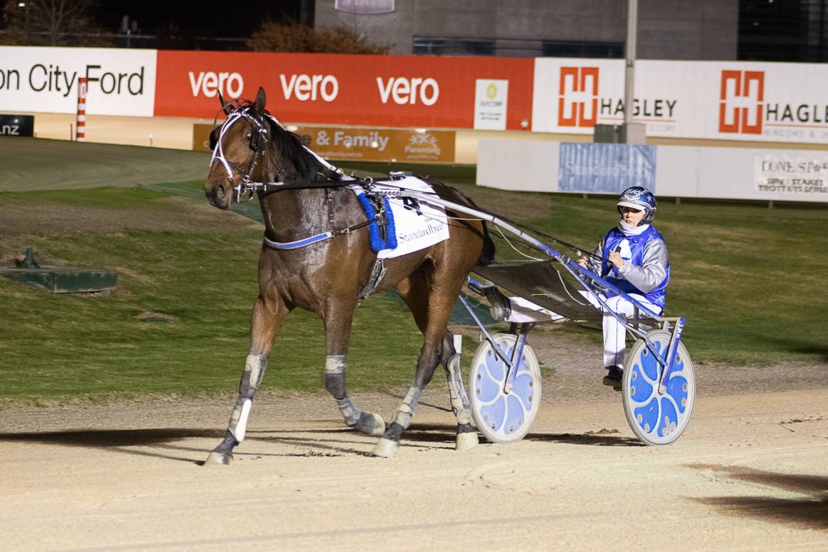 Wy-Fi and Natalie secured 2nd in the NZB Standardbred Harness Million 2YO Trot